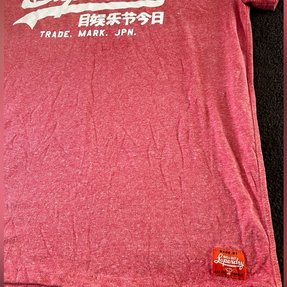 Superdry “Japan spirit” pink/white. 2XL men’s shirt. not worn only tried on. - Picture 4 of 7